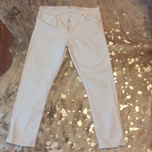 Citizens of Humanity white denim